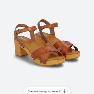 New chunky heel sandals